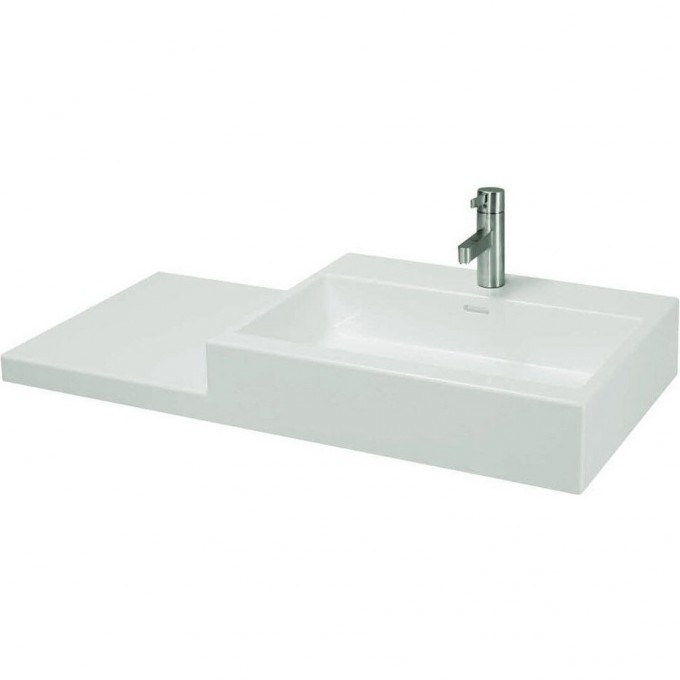 Раковина накладная LAUFEN LIVING CITY 100х46 полочка слева 8.1843.1.000.104.1 Раковина накладная LAUFEN LIVING CITY 100х46 полочка слева 8.1843.1.000.104.1