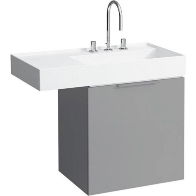 Шкафчик под раковину LAUFEN KARTELL с компактным сифоном, матовый серый 4.0755.1.033.634.1 Шкафчик под раковину LAUFEN KARTELL с компактным сифоном, матовый серый 4.0755.1.033.634.1