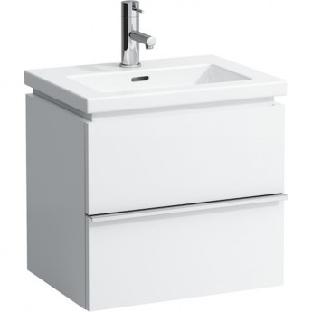 Шкафчик под раковину LAUFEN СASE 8.1543.4, 2 выдвижных ящика, с сифоном, белый Шкафчик под раковину LAUFEN СASE 8.1543.4, 2 выдвижных ящика, с сифоном, белый